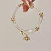 Super flash full diamond lucky clover insect bracelet female niche design advanced sense light luxury versatile simple bracelet