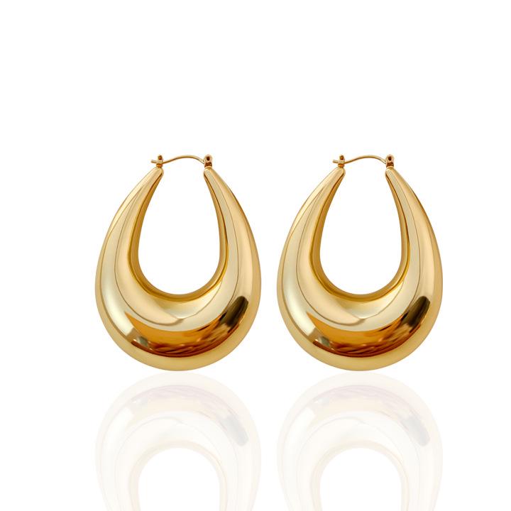 

Французские ретро золотые серьги-капли: Женский нишевый дизайн, холодный стиль, висячие роскошные для высококлассной личности