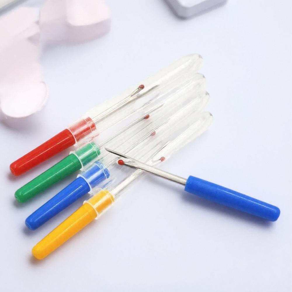 5 шт. Вспарыватель швов Крючок-защелка Швейный инструмент Пластиковая ручка Вспарыватель ниток Товары для рукоделия Случайный цвет