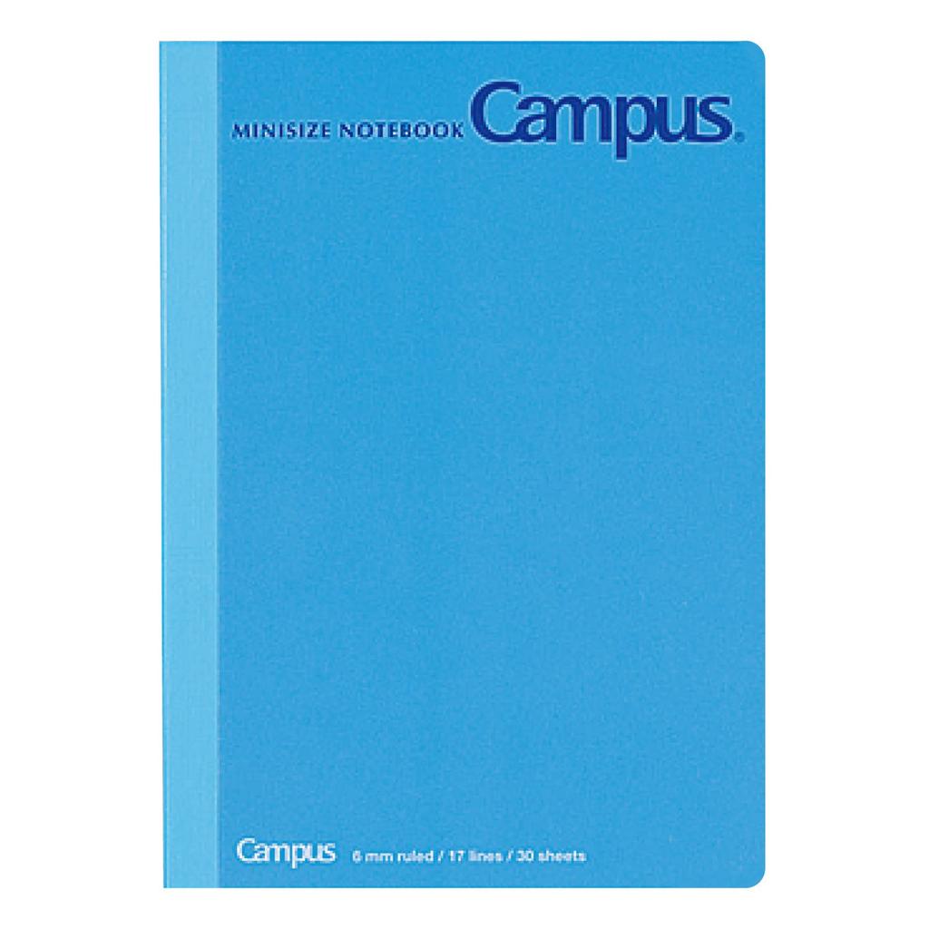 KOKUYO Campus Mini 30 Set of 20 Notebook, Size, B7, Ruled, Blue, pages, (NO-235BN-BX20)