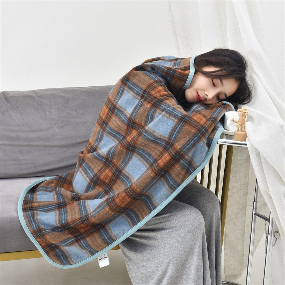 Keep Warm Multi-function Shawl Blanket Flannel Lazy Casual Office Blanket  for Women and Office Use