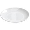 Tingle White Melamine Round Dinner Plate