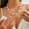 Vintage-Inspired Baroque Pearl Necklace: Light Luxury and Irregular Design