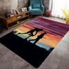 Silent Walk Sunset carpet Living room and bedroom mats Suitable for all seasons Protective pad Room Dormitory decoration