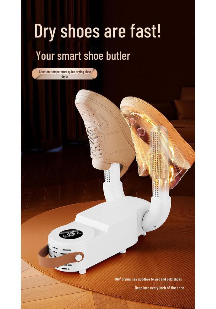 Portable Shoe Dryer: Compact, Foldable Device for Drying and Warming Shoes. Ideal for Students and Winter Use.