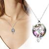 Fashion Colorful Crystal Phoenix Pendant Necklace Jewelry Colored Necklaces For Women Girls Birthday Party Gift