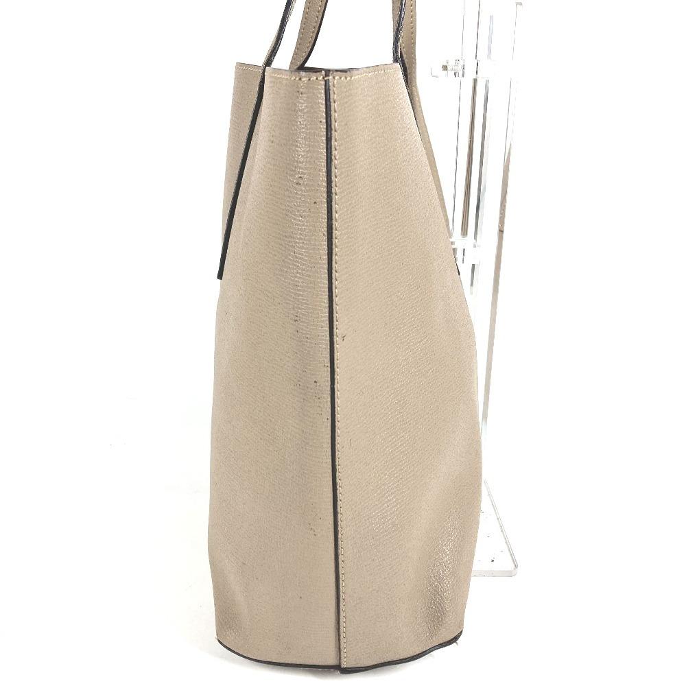 FENDI With porch Logo F-Is Bag Shoulder Bag Tote Bag Shoulder Bag Leather Beige