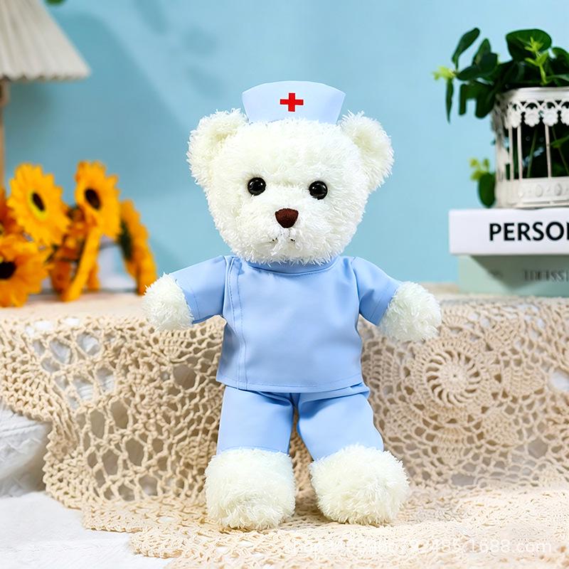 Customized Nurse Graduation Angel Doll In White Coat - Medical Aesthetics College Souvenir with Custom Logo