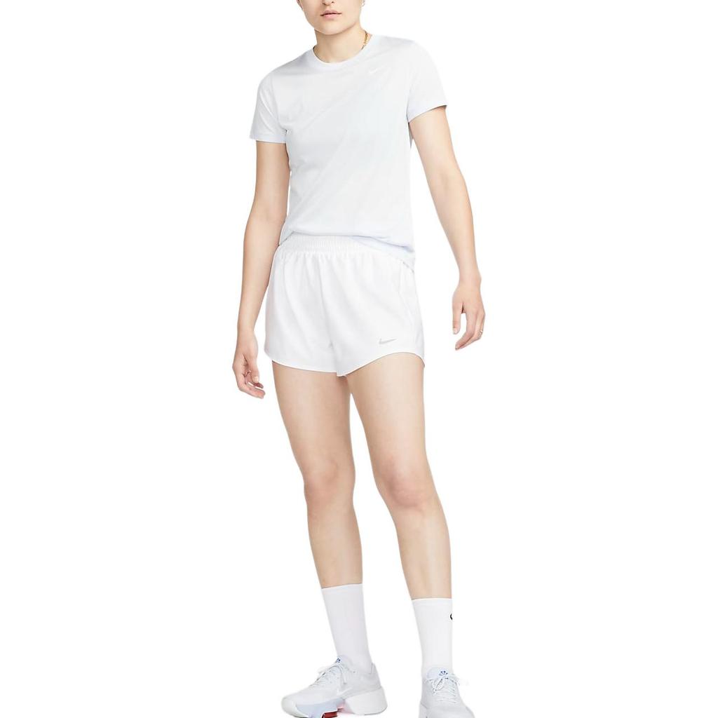 Nike Dri Fit One Sports Shorts Women's White DX6015-100