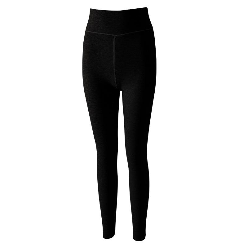 Women's High-Waisted Warm Slimming Seamless Pants for Autumn and Winter