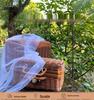 Large Rattan Handwoven Handbag for National Day, Mid-Autumn Festival, Wedding Souvenir, or Outdoor Photo Props