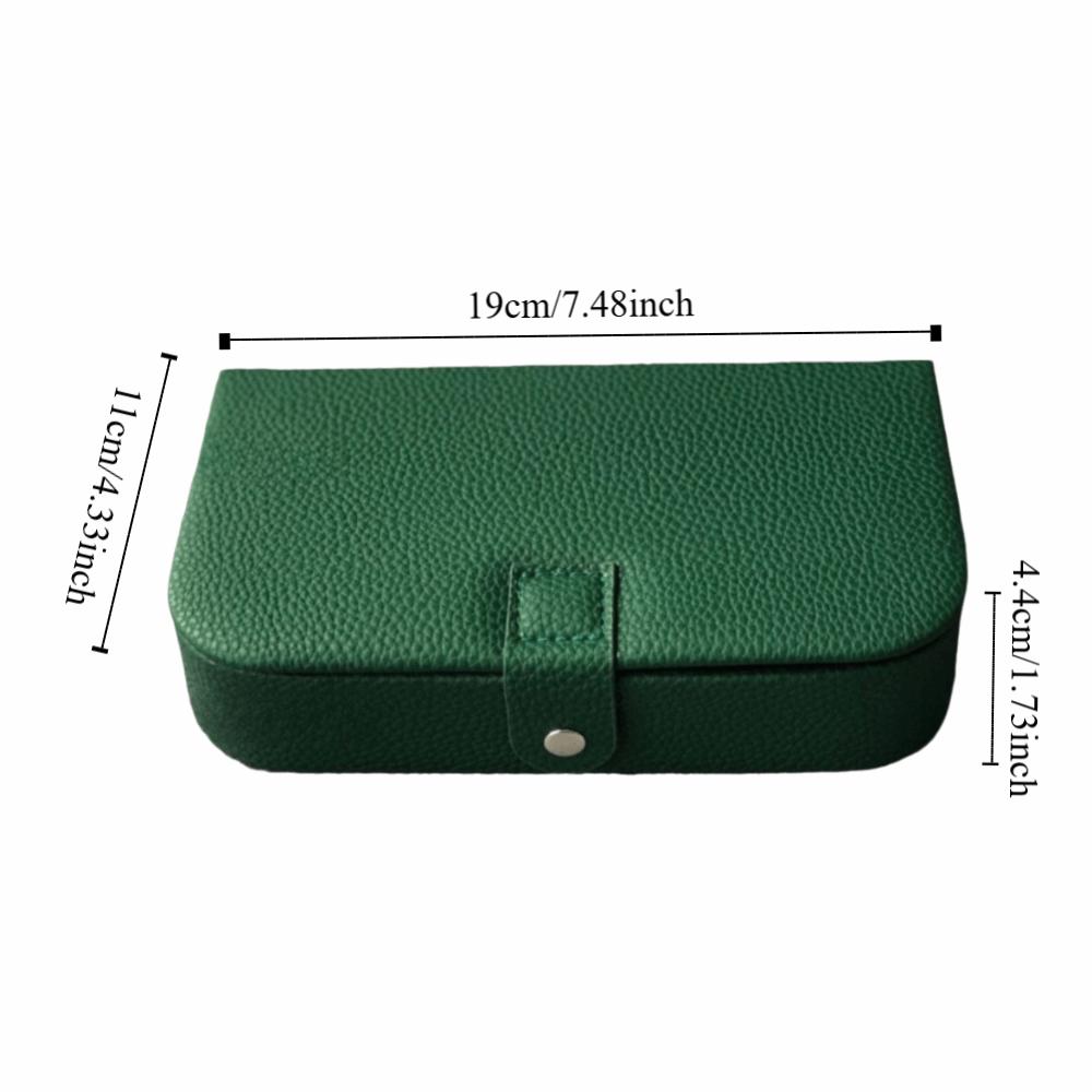 Portable Travel Jewelry Organizer Box Earring Ring Necklace Display Holder Girlfriend Gift