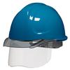 DIC Plastics Aero Mesh Schutzhelm mit Visier, SYA-CS-SFE4M-M2, Himmelblau/Rauch