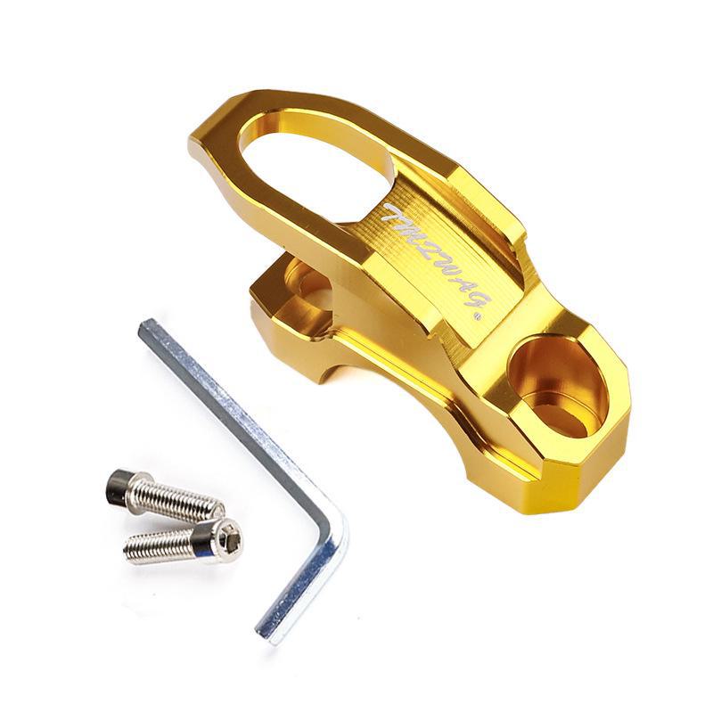 Aluminum Alloy Motorcycle Electric Vehicle Accessories: Faucet Handlebar Mirror, Seat Storage Hook, Helmet Pump Hook.