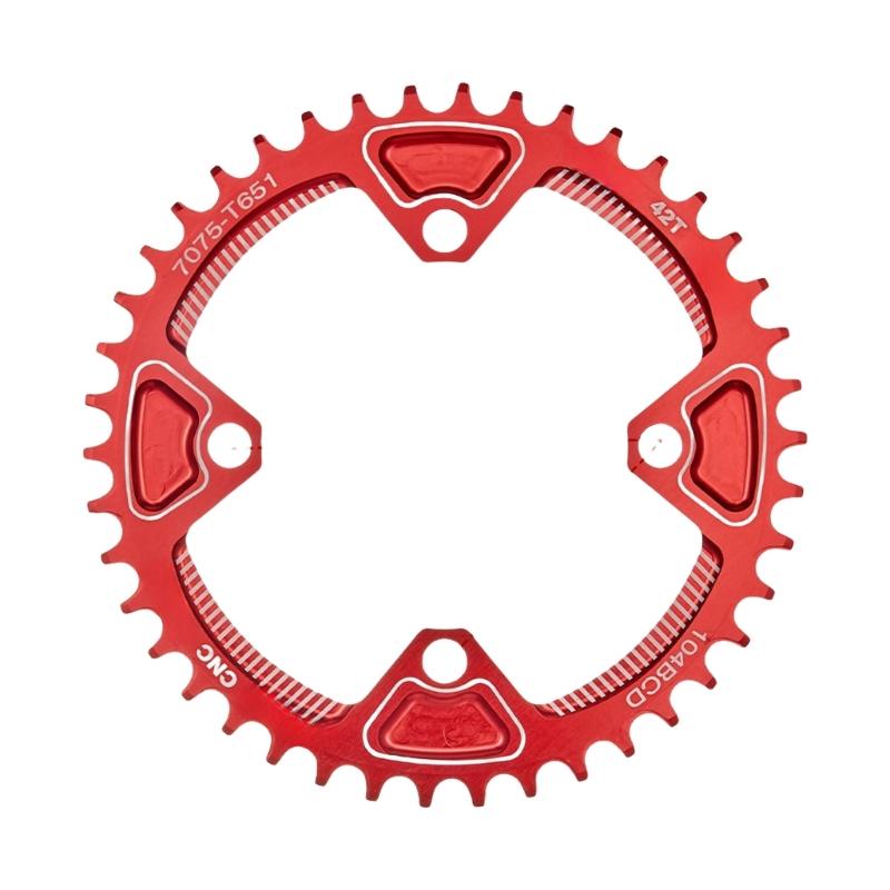Bicycles 104BCD Crank Chainring Bicycles Crank Narrow and Wide Chainring Wheel Narrow Wide Bike Single Chainring