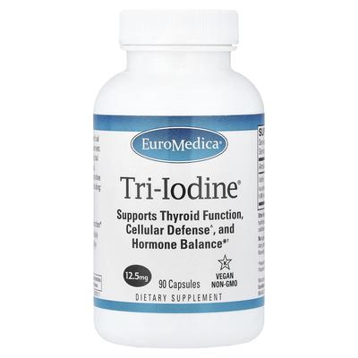EuroMedica, Tri-Iodine®, 12,5 mg, 90 Capsules