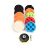 5inch 12ps Car Polishing Pads Drill Sponge Buffing Waxing Clean Polish Buffer Pad for Drill Wheel Polisher