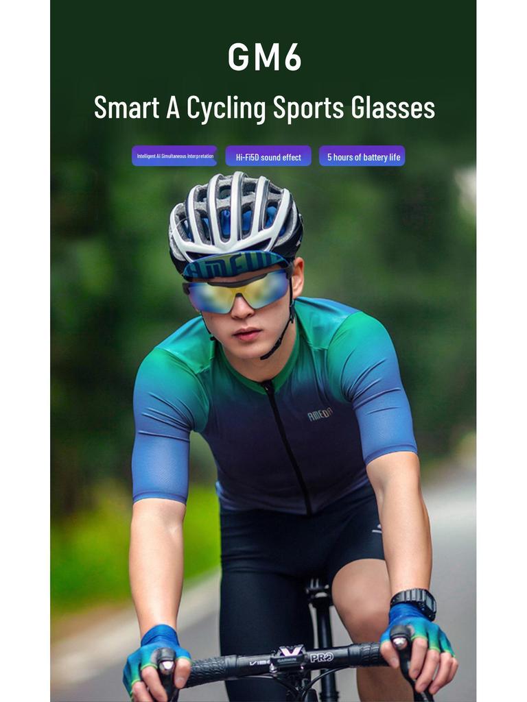 AI-Enhanced Windproof Sports Glasses: Trendy Cycling and Ski Goggles with Superior Sound Quality