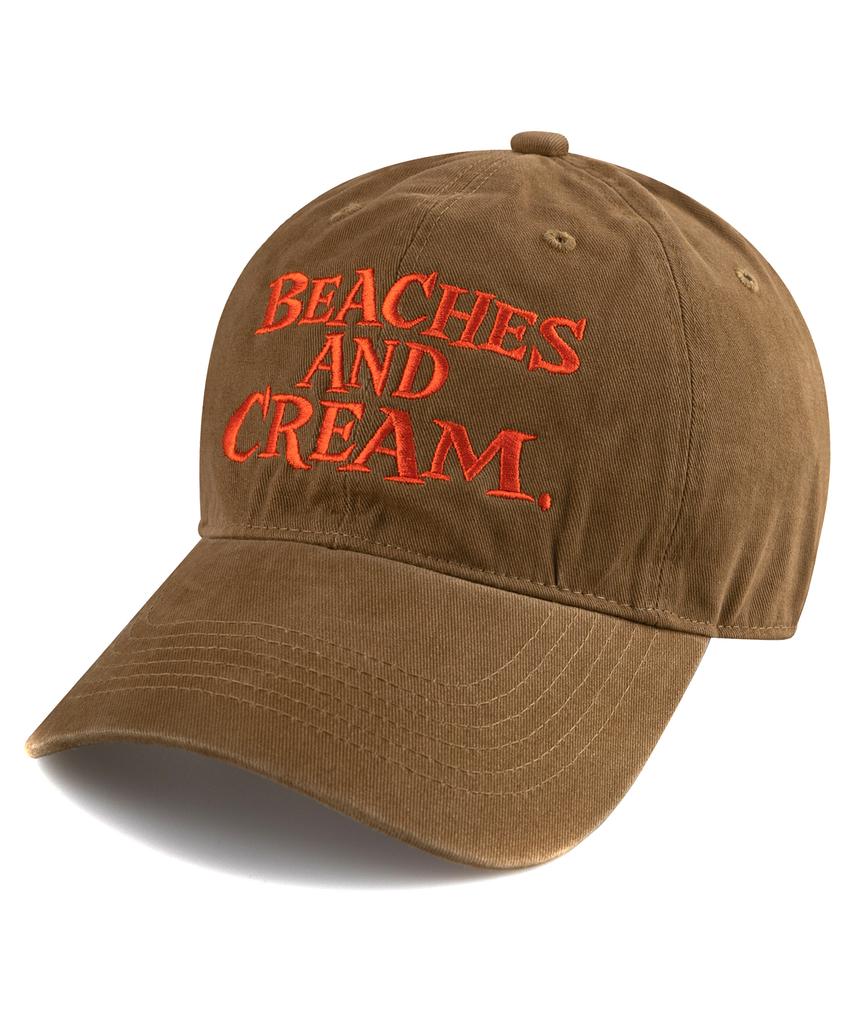 Bichiseuaenkeulim Big Logo Cation Ball Cap-Beige