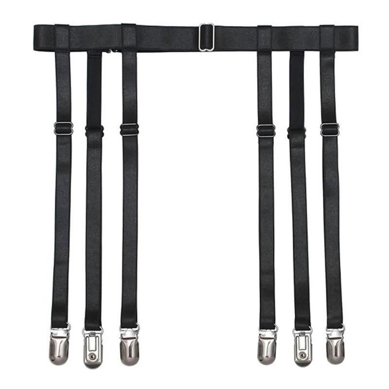 Garter Belts for Women,Elastic Thigh Garter Belt for Thigh High Stockings with Metal Clips