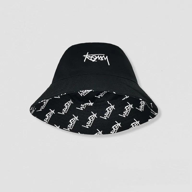 WTEMPO Women's Spring Summer Printed Foldable Sunscreen Double Sided Wearable Hats Couple Wide Brim Holiday Travel Beach Breathable Sun Hats