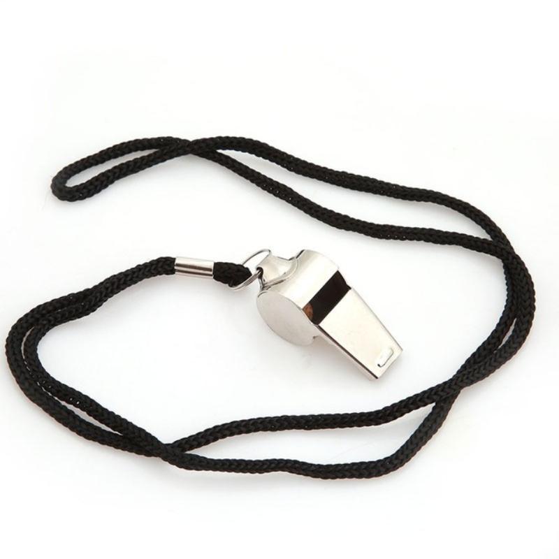 3pcsStainless Steel Whistle First Aid Whistle Soccer Football Basketball Hockey Baseball Sports Referee Whistle Survival Outdoor