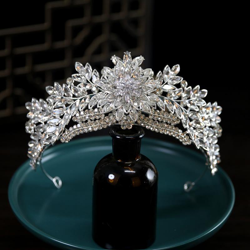 New Bridal Wedding Crown Headdress  Luxurious and Elegant Main Wedding Dress Crown Crown Hair Accessories Dress Accessories