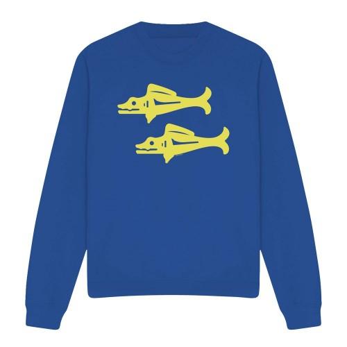 Legends of the Hidden Temple Unisex Adult Blue Barracudas Sweatshirt