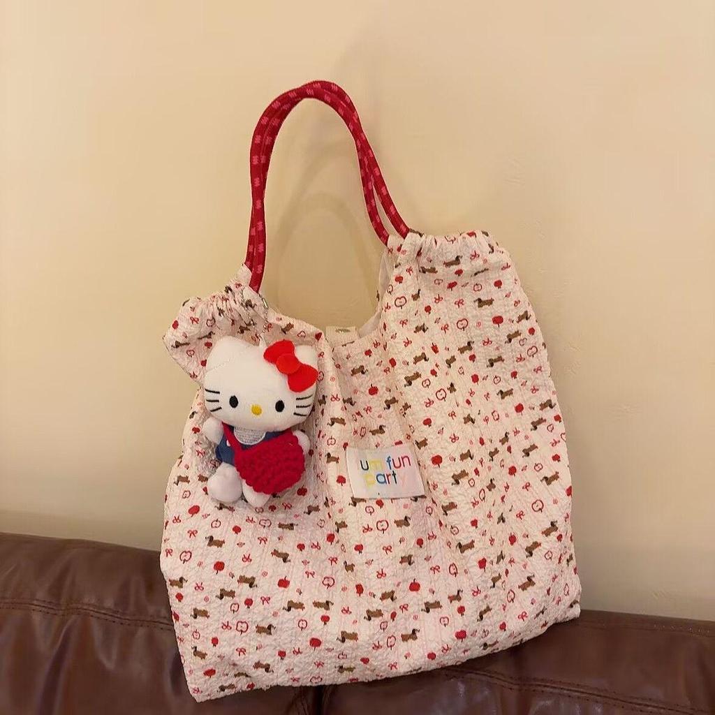 Cartoon-Tragetasche mit großer Kapazität - Koreanischer Stil für den täglichen Weg zur Arbeit