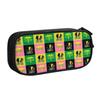Kawaii Sorority Nurse 1932 CHI ETA PHI Pencil Cases for Girls Boy Checkered Plaid  Large Capacity Pen Box Bag School Accessories