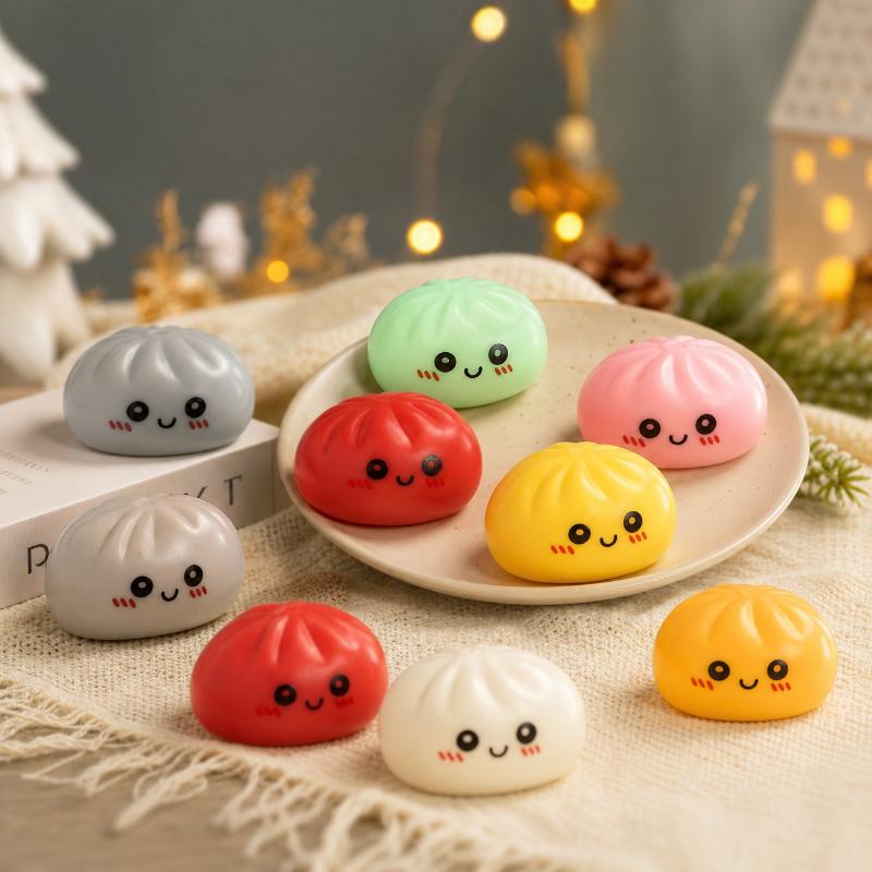 24 Days Christmas Dumpling Advent Calendar Countdown Squeeze Mochi Fidget Toy For Kids Christmas Gift