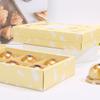 10 Stück Gelbe Feder Heißprägung Verpackungsboxen 6-teilige Verpackungsboxen Geeignet für Verpackungsboxen Heimküchen Verpackungsmaterial