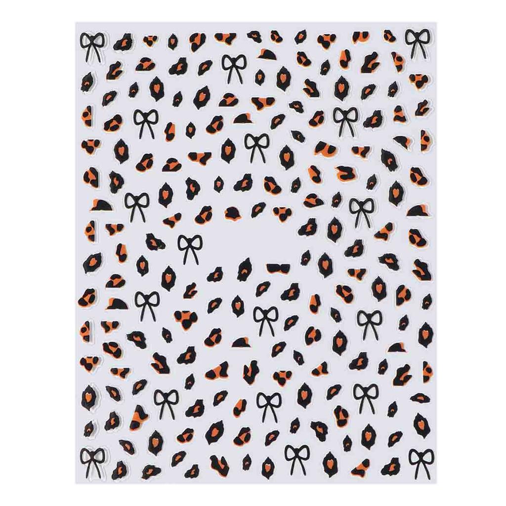 Butterfly 3D Nail Stickers Flower Plants Nail Art Decals Floral Leaf Spring Sliders Manicure Decor