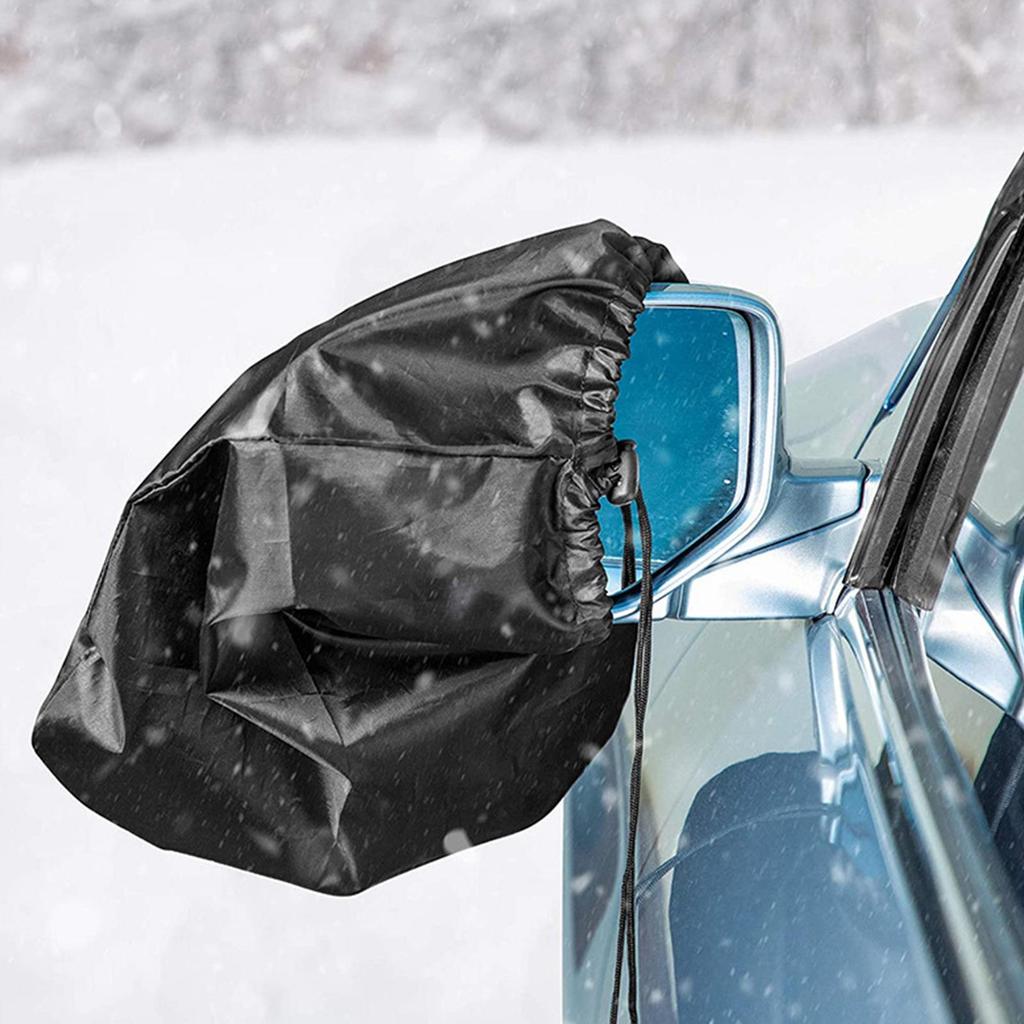 Mirror Covers For Cars Oxford Dustproof Rearview Guard Car Mirror Covers For Winter For Automotive Truck Suv Vehicle Winter Snow