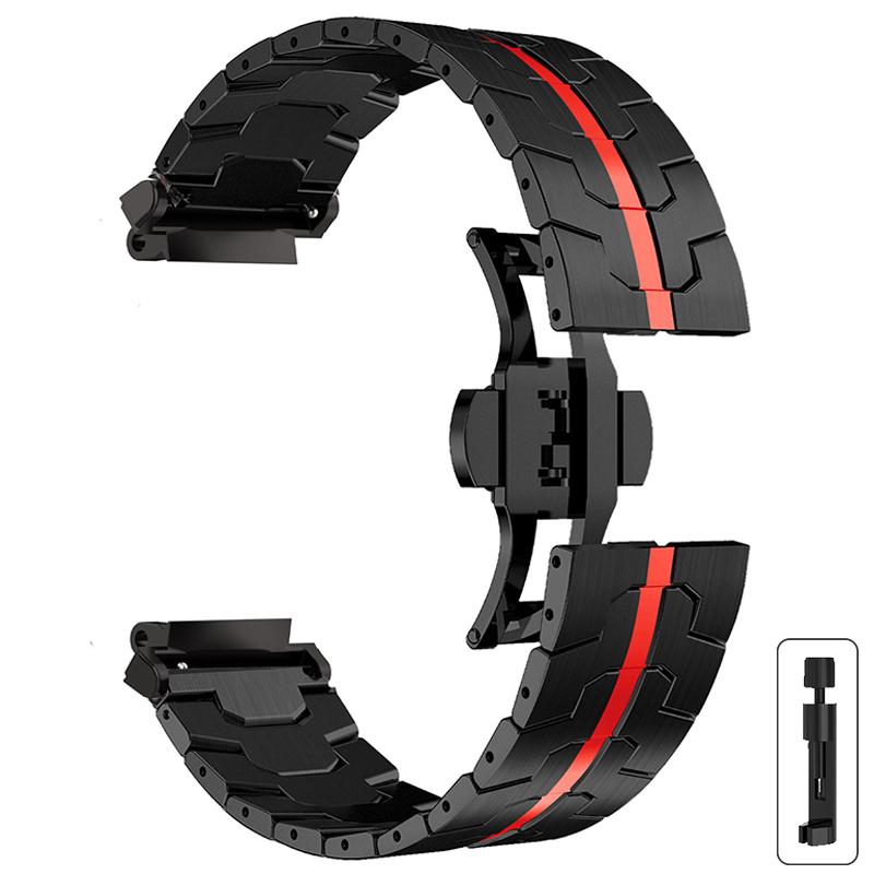 Luxucy Stianless Steel Strap For Amazfit T-rex 3/2 Trex Pro Watch Metal Band Correa For Huami Amazfti TRex Watchband Accessories