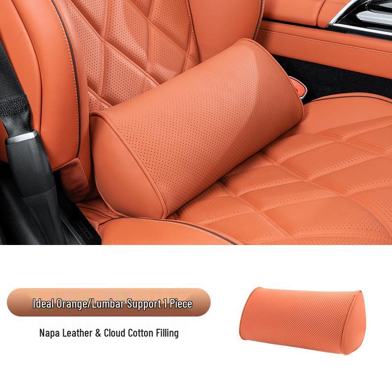 Maybach S-Class Bio-Cotton Car Seat Cushion Set with Headrest and Lumbar Support Pillow