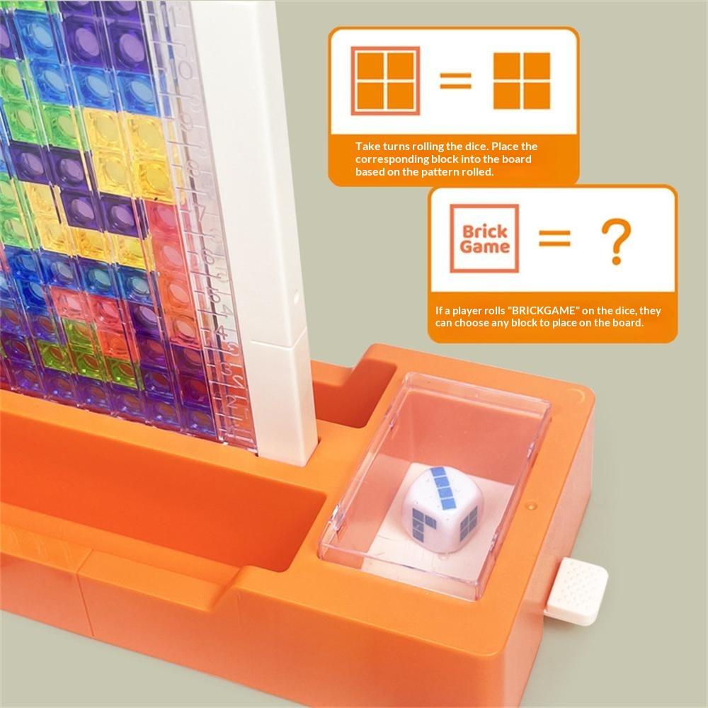 2145 3D Tetris Building Block Puzzle Toy Parent-Child Interactive Desktop Game