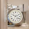 Face Wall Clock 10 Inch Non-Ticking Home Accessory for Bathroom Kitchen