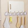 Wall Mounted Clothes Hooks Self Adhesive Sticky Hooks Creative Mushroom Hooks  Bathroom