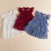 Girls Summer Sleeveless Tutu Dress Baby Girl Casual Party Princess Dress Flower