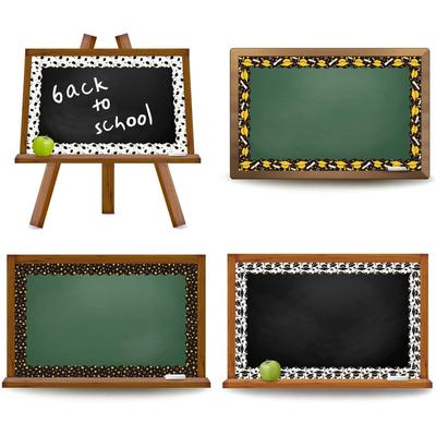 Bulletin Board Border Decals Scalloped Edge Decorative Poster Board Sticker for Classroom and Office School Decoration