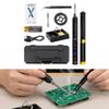 Rechargeable Wireless Soldering Iron Set With Digital Temperature Control And Complete Accessory For Precise Welding Job