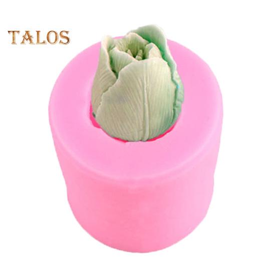 Chocolate Mold Soft DIY Safe Excellent Tulip Bud Shape Pastry Dessert Mold Home Supply