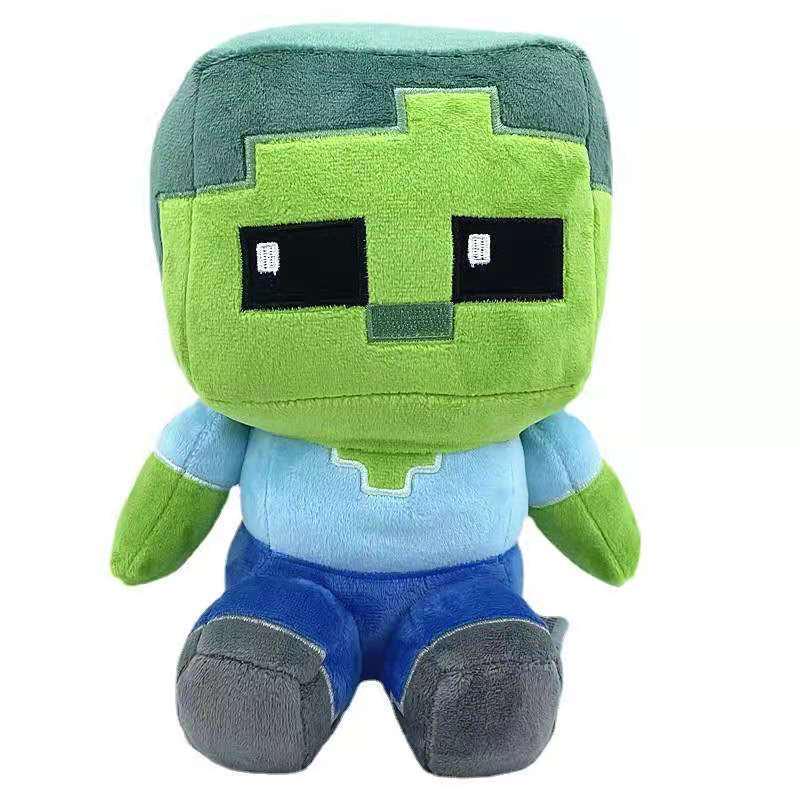 Плюшевая игрушка Minecraft в вакуумной упаковке: Стив, Крипер и Иссушитель