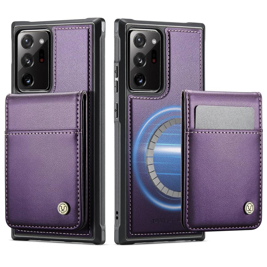 Custodia Portafoglio Magnetica 2 in 1 Staccabile per Samsung Galaxy Note 20 Ultra 10 Plus con Porta Carte Uomo Donna, Supporto Flip