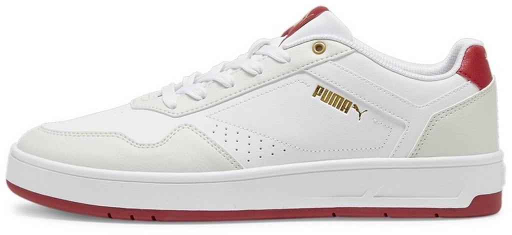 Puma Court Classic Sneakers White/evaporating Grey/club Red