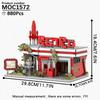 MOOXI Radiation Series MOC Bricks Set BrickHeaded T60 Power Armor Action Figures DIY Building Blocks Kids Toys For Children Gift