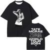 2025 Singer Tate Mcrae T8 Music T Shirts Men's Women Vintage T-shirt Summer Oversized Short Sleeve Tee Tops for Fans Gift