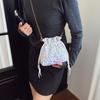 Sequin Fashion Colorful Design Women Casual Drawstring Bucket Bag For Use Daily