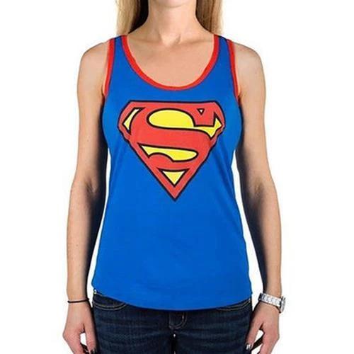 Superman Supergirl Symbol Logo Junior Tank Top 130